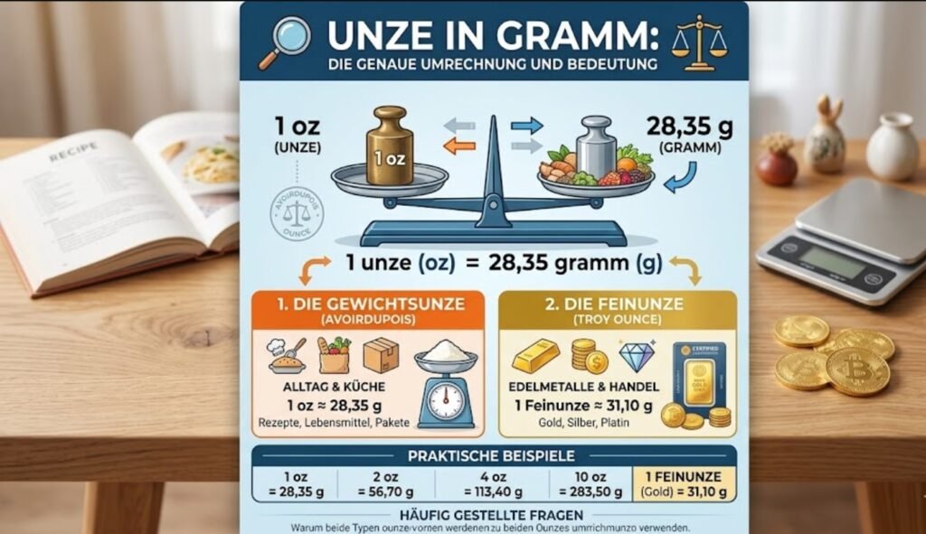 unze in gramm